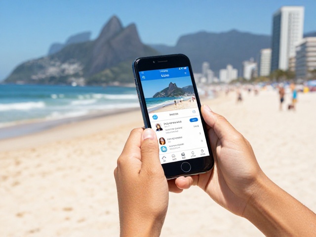 Tela de celular com aplicativos de namoro brasileiros